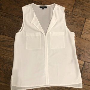 Sanctuary White Sleeveless Blouse Size Medium